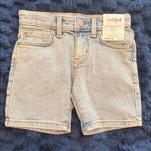 NWT Cat & Jack Light Wash Denim Kids Shorts - Blue